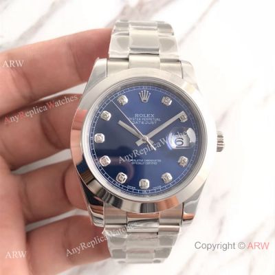 Rolex Datejust II Blue Dial Stainless Steel Oyster Watch BP Factory Rolex